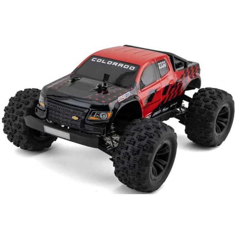 Eazy RC 1/18 Micro Chevrolet Colorado Brushless RTR 4WD Short Course Truck (Red)