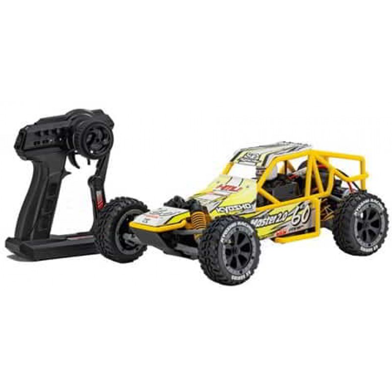Kyosho Sand Master 2.0 ReadySet 1/10 2wd Buggy Type-2 (Yellow) w/Syncro KT-232P 2.4GHz Radio