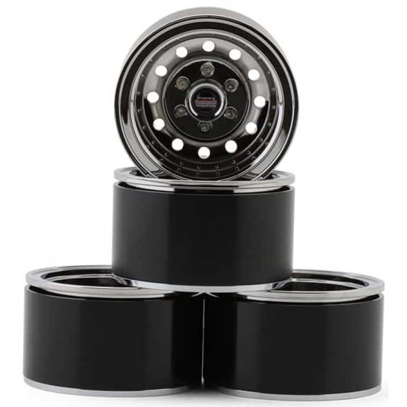 RC4WD American Racing 1.9" Outlaw II Deep Dish Beadlock Wheels (Chrome) (4)