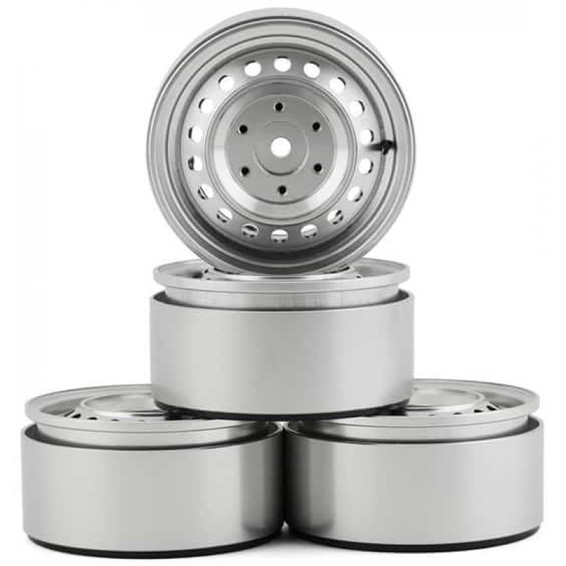 RC4WD CChand Rad 1.9" Aluminum Internal Beadlock Wheels (Silver) (4)
