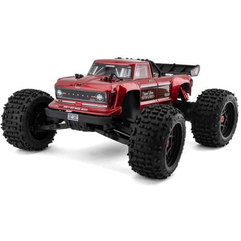 Arrma Outcast 4S V2 BLX Brushless RTR 1/10 Stunt Truck (Red) w/SLT3 2.4GHz Radio & Smart ESC